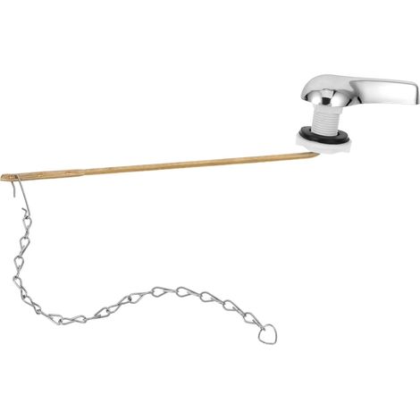 Kit de Remplacement Poignée Chasse Eau Wc, Inox (1/5)