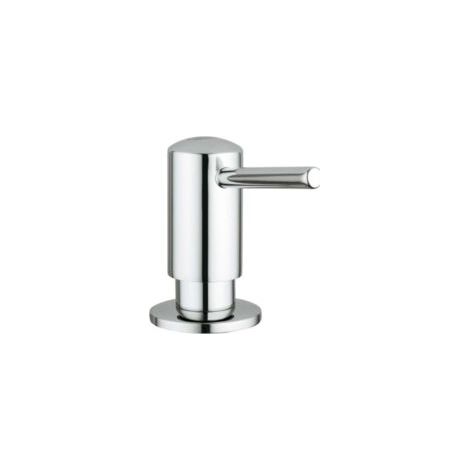 Dispenser di sapone cromato - Design moderno e pratico - Crezuo