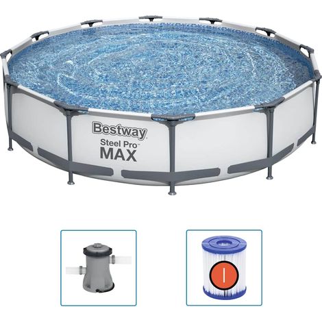 Maison Exclusive - Set Piscina Steel Pro MAX 366x76 cm (1/5)