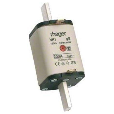 HAGER LNH1200MK FUSIBLE NH1 200 A 500 V GG MKEN.S-FREI