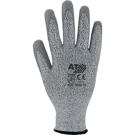 Gant de protection contre les coupures taille 8 gris EN 388 catégorie EPI II HDPE avec polyuréthane (1/5)