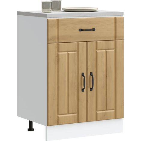 Küchen-Unterschrank Lucca Artisan-Eiche Holzwerkstoff