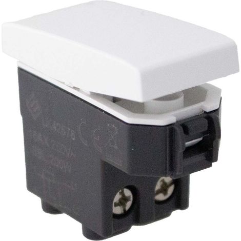 Invertitore 1P 16A Colore Bianco Compatibile Con Bticino Living e Vimar Plana (1/3)