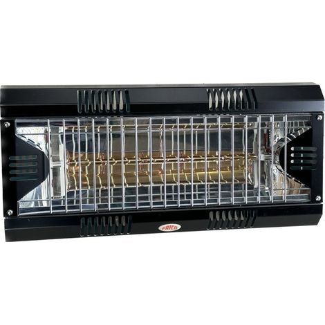 Chauffage infrarouge 2000W court noir 437x202x86mm 230V étanche pour tertiaire et exterieur IP54 IRCF20LNG (1/5)