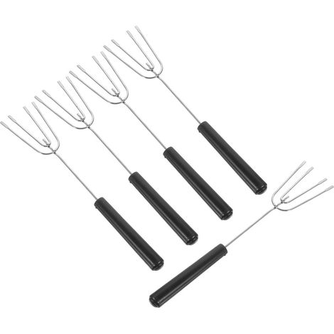 Fourchettes à Tremper Résistantes Déformation et Casse Lot de 5 en Acier Inoxydable et Pp pour Fondue Chocolat et Fromage (1/5)