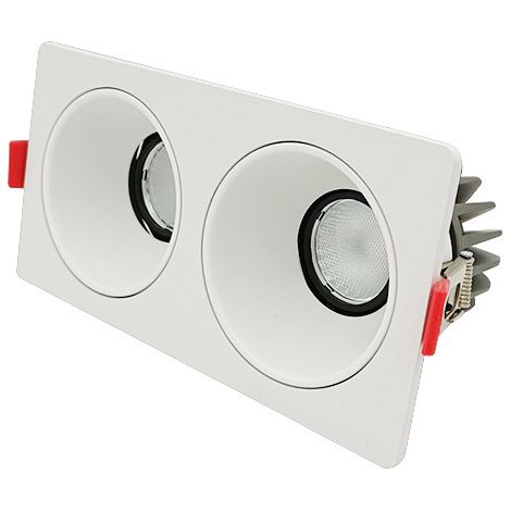 LED-Einbaustrahler 7W, kreativ, drehbar, LED-Einbau-Deckenleuchte, dekorativ, Aluminium, COB-Einbau (1/3)