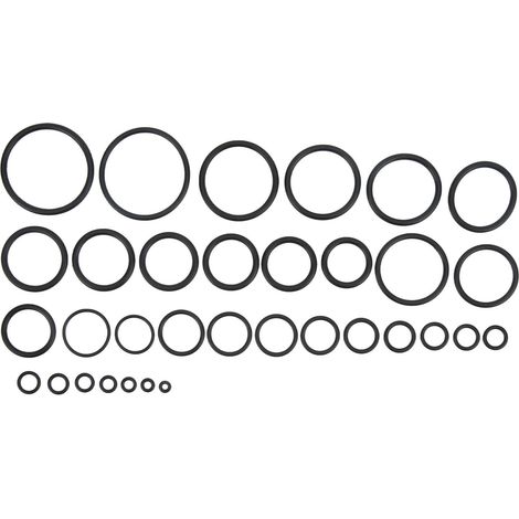 Kit de joints toriques assortis de 383 pièces pour système de climatisation, référence 4138938, compatible avec les pelles hydrauliques Hitachi EX. (1/5)