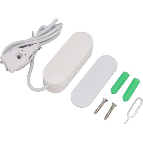 Système de détection de fuites d'eau WiFi pour maison connectée, alarme de niveau d'inondation et détecteur de débordement (1/5)