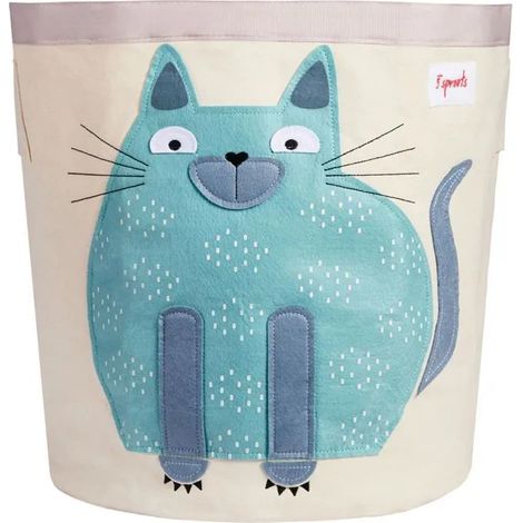 Almacenamiento 3 sprouts cat plegable ligero algodón 43 cm