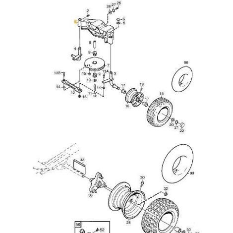 ORIGINAL STIGA HINTERACHSE – 1134-6703-01