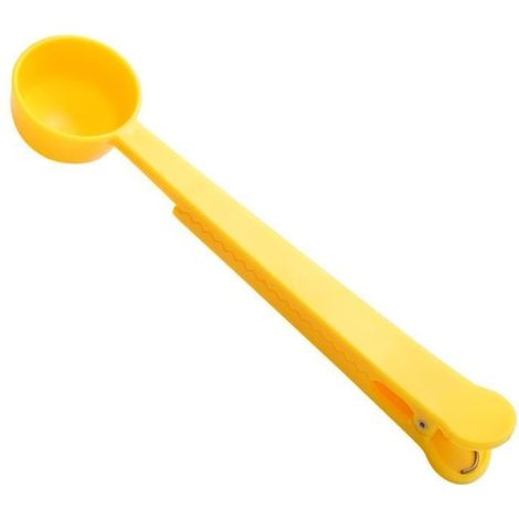 VERRE DOSEUR - MESUREUR - CUILLERE - EPROUVETTE DE CUISINE Pince cuillère cuillère ergonomique style-Yellow 2