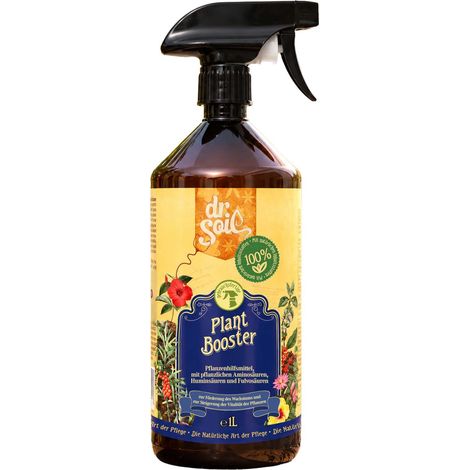 Dr.Soil PLANT BOOSTER, Natürliche Immunität - Pflanzenstärkungsmittel, gebrauchsfertige Lösung mit 1 Liter Sprühflasche