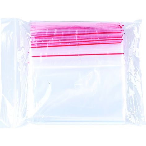 BÜROPRODUKTE Druckverschlussbeutel 120x180mm 100Stk transparent