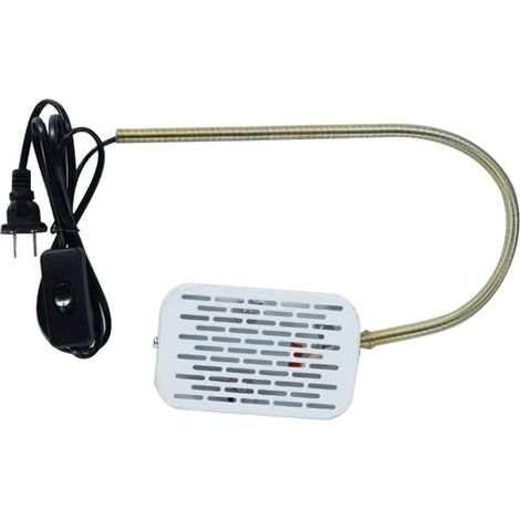Chauffage de Cage à Oiseaux Simulant L'Éclairage de Naturel, Lampe Chauffante, Lumière Chauffante Anti-Morsure pour Perroquets (1/5)