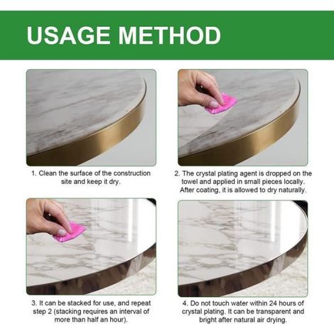 Nano Crystal Coating Agent For Tile & Furniture,Stone Nano Crystal-Plating Agent,Marble Nano Crystal-Plating Agent Stone polishing (1/4)