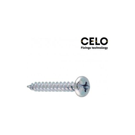 Boîte de vis celo Tornigrap n°35 argenté 4,8x25 mm