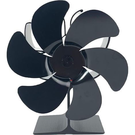 Accessorio per camino e stufa, ventilatore per camino a 6 pale, un ventilatore termodinamico per stufa che distribuisce l'aria calda in tutta la casa (1/5)
