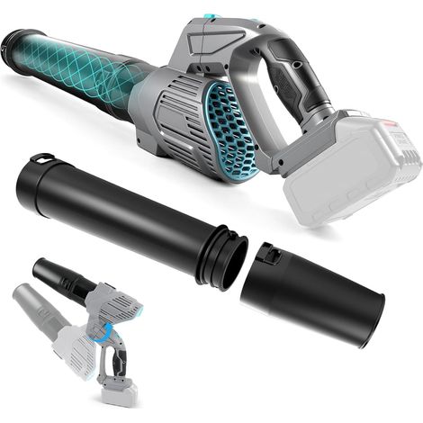 Soffiatore Batteria Foglie, 5 velocità, 18V, grigio (1/5)