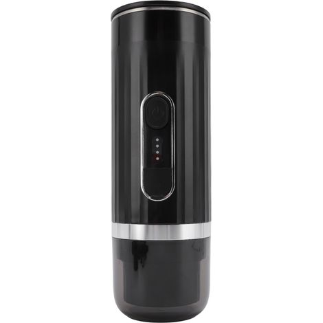 Machine à café portable mini rechargeable électrique pour voiture, voyage, camping, maison et utilisation en extérieur, noire (1/5)