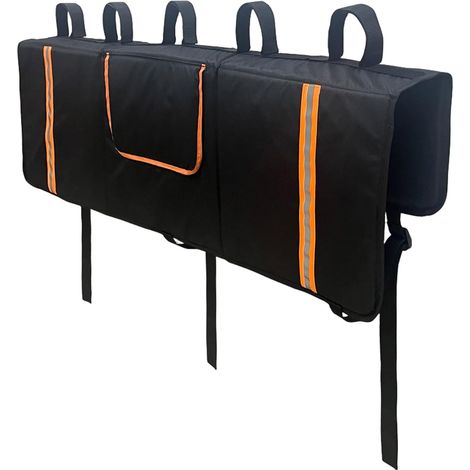 Coussin de vélo pour hayon, Tapis de hayon de VTT, Tapis de vélo amélioré avec Bandes réfléchissantes et Sac à Outils, Robuste pour hayon de VTT (1/5)