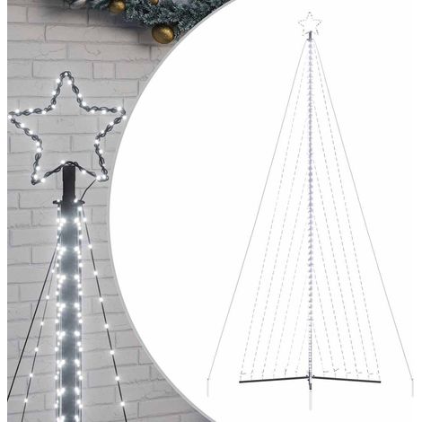 Albero di Natale Albero natalizio Albero festivo a LED 789 LED Bianco Freddo 476 cm (1/5)