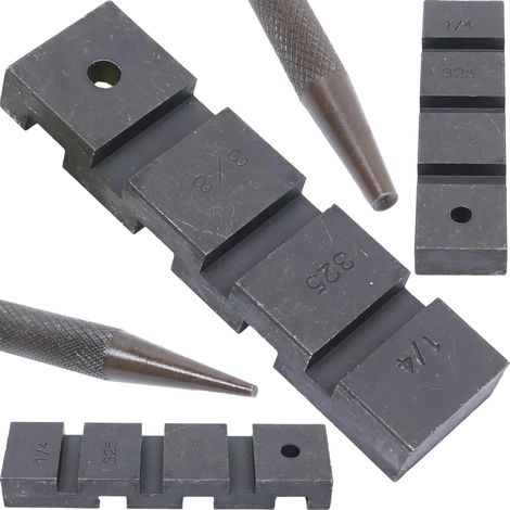 Amboss pour chaîne de scie 3/8 0,325" 1/4" inkl. (1/5)