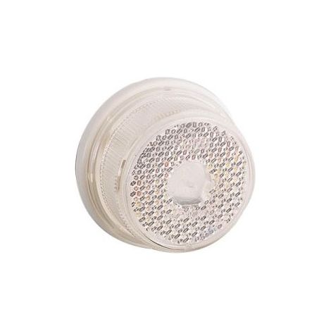 Feu de position blanc 12V – Diamètre 80mm – Hauteur 38mm – Catadioptre intégré pour meilleure visibilité – Jokon (1/2)