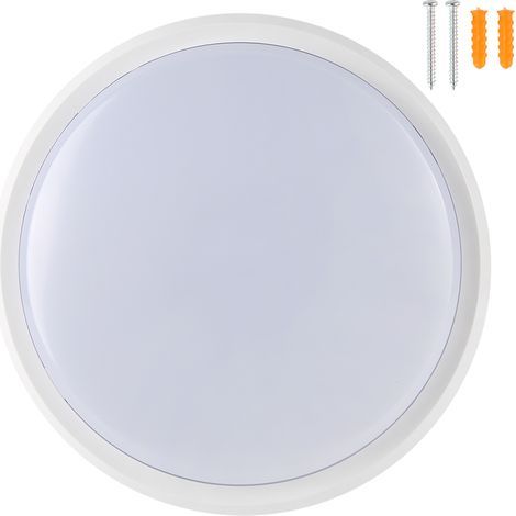 Applique murale LED Toivize 15W IP65 étanche polystyrène blanc froid 16x5cm pour salle de bain garage couloir design robuste (1/5)