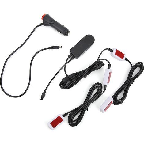 Kit Lumière d'Ambiance Intérieure Voiture 4-en-1 5V/12V, 7 Couleurs Réglable, Commande Vocale, Lampe Clignotante avec Prise Allume-Cigare (1/5)