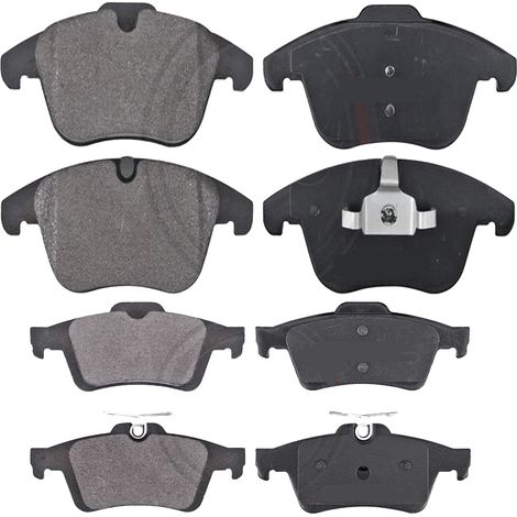 KIT PASTIGLIE FRENO ANTERIORI E POSTERIORI compatibile con JEEP COMPASS (MK49) / PASTIGLIE FRENANTI AUTO OEM FDB1621,FDB1839 / SOSTITUZIONE DIRETTA / BASSA POLVERE / SILENZIOSO
