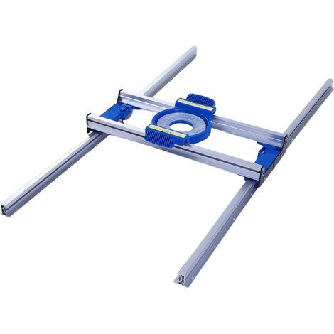 Système de gabarit de planage de précision pour défonceuse, idéal pour les dalles de bois, les planches de bois de bout et les projets en résine – Gabarit de table durable compatible avec la plupart d (1/5)