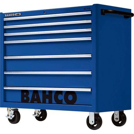 Bahco Classic Werkstattwagen 40 mit 7 Schubladen, blau