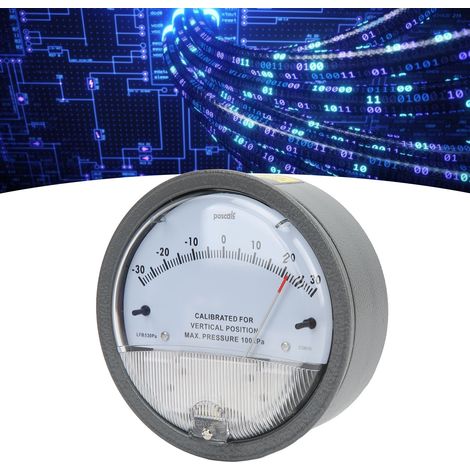 Nadeldifferenzdruckdetektor für Reinraum-HLK-Filter LFB ±30 Pa (1/5)