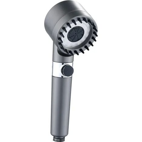(Bleu) Trois vitesses de réglage, accessoires de salle de bain, pommeau de douche massant portable avec filtre, accessoires de douche pour salle de bain (1/5)