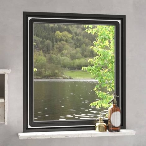 Moustiquaire magnétique pour fenêtres blanc 130x150 cm (1/5)