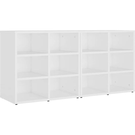 Maison Exclusive - Muebles zapatero 2 unidades blanco 52,5x30x50 (1/5)