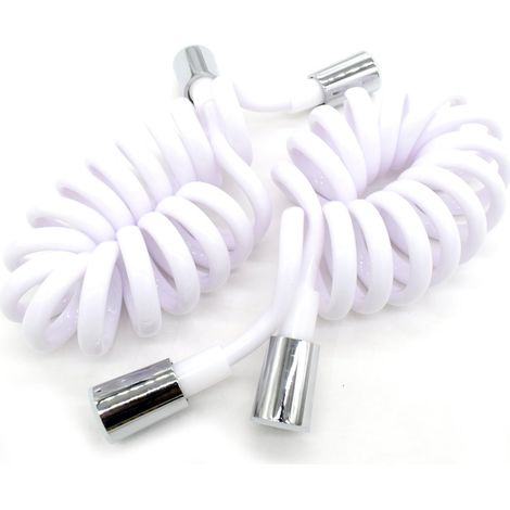 Douchette de bidet avec tuyau d'arrosage pour salle de bain, bidet à ressort, flexible et rétractable pour pommeau de douche (1/5)