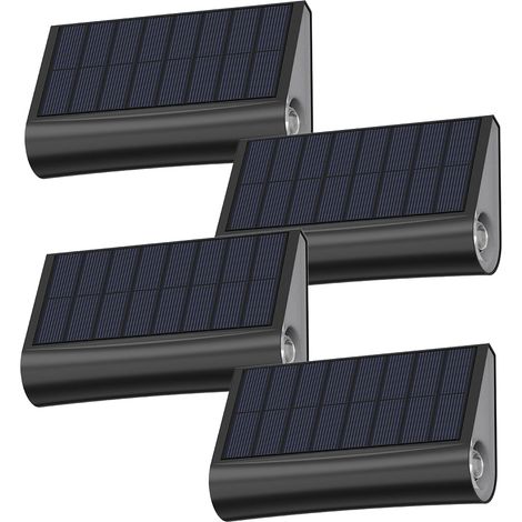 Solar Wandlampen 4er Set TWILY h6,3cm