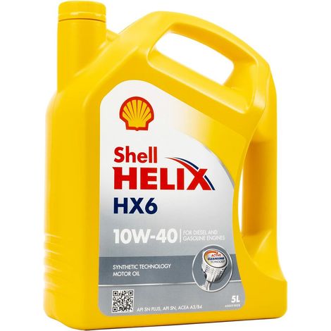Olio per Motore Auto Shell Helix HX6 5 L 10W40 (1/5)