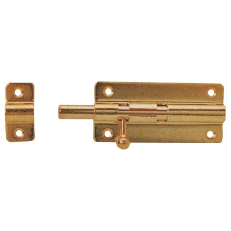 Imof catenacciolo piatto ottone nichelato 60 mm catenaccio porte porta