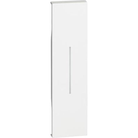 Cubierta Bticino Living Now para los Comandos 1 Módulo Blanco KW01 (1/2)