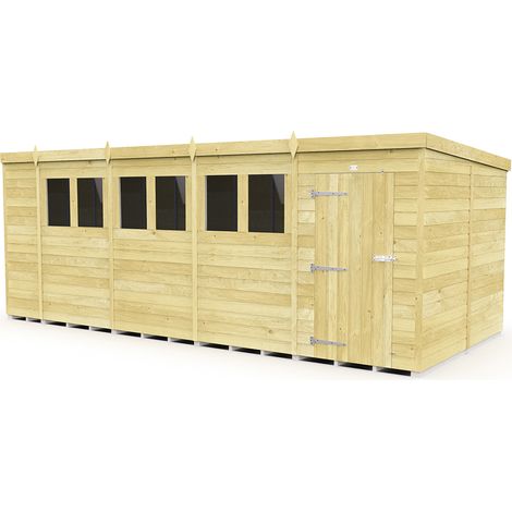 18 x 8 Pent Shed