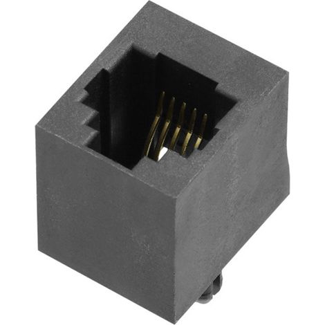 encitech RJJU-66-1406-E1V-088 RJ12 Steckverbinder 3251-0024-06 Buchse, Einbau vertikal   Polzahl Sen