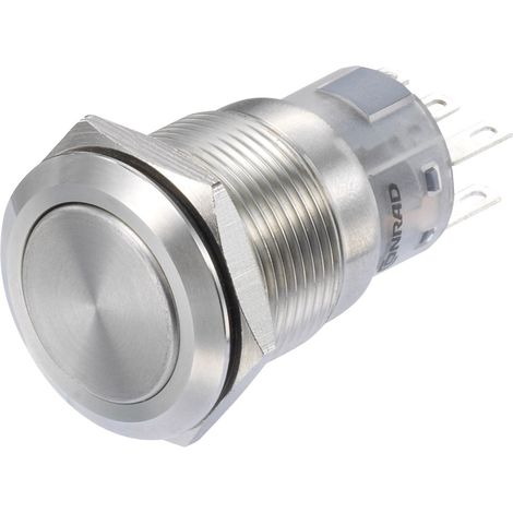 TRU COMPONENTS LAS1-AGQ-22/S Druckschalter 250 V/AC 3 A 2 x Ein/(Ein) tastend   IP65 1 St.
