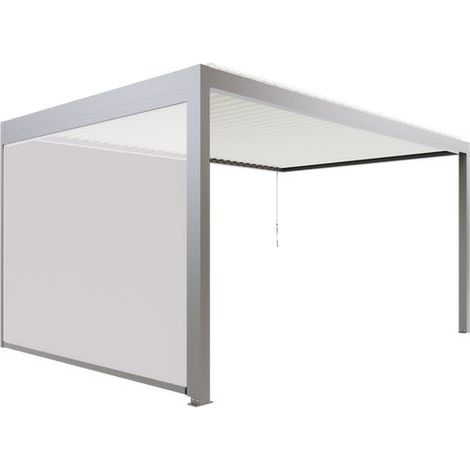 Store Latéral Zippé Gris 3m Pour Pergola S et SV ORIAL Bioclimatique Adossée France (1/2)