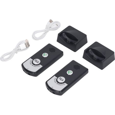 Interphone bidirectionnel sans fil à très longue portée, système de sonnette étanche-AquaForge