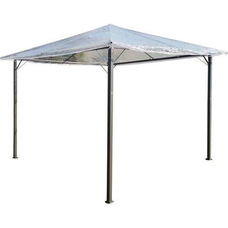 Pavillon Schutzhaube 3x3m Nizza Wasserdicht Transparent