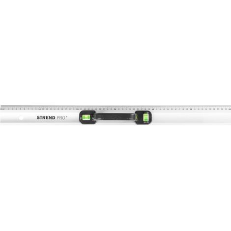 Lineal Strend Pro FSC-06, 600 mm, mit Wasserwaage, Alu (1/2)