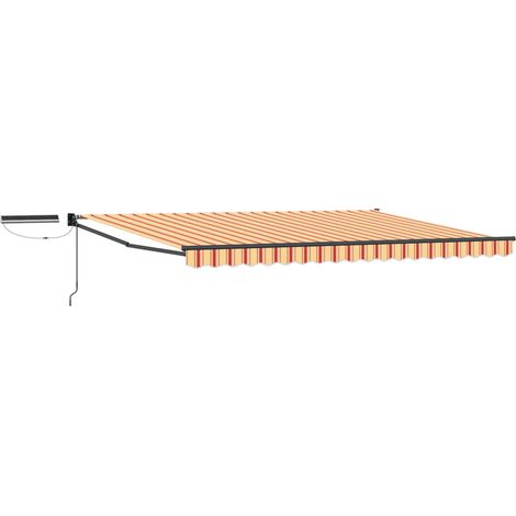 Toldo Retráctil Eléctrico Multicolor 4 x 3 m vidaXL (1/5)