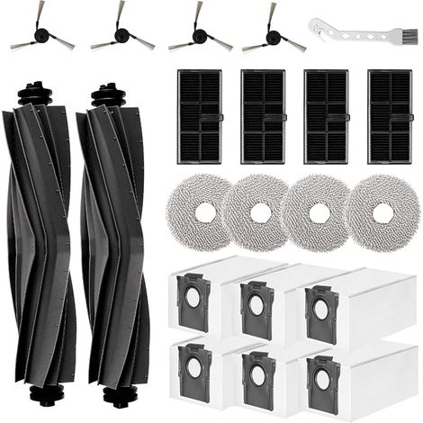 Kit accessoires compatibles avec Dreame X40 Ultra Complete/ X40 Master/ L40 Ultra/Mova P50 Pro Ultra Robot Aspirateur, Brosse Principale, Filtres, Brosses Latrales, Serpillires, Sacs Poussire (1/5)
